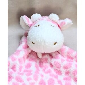Angel Dear Pink White Giraffe Lovey Security Plush Soft Baby Toy 12 inch